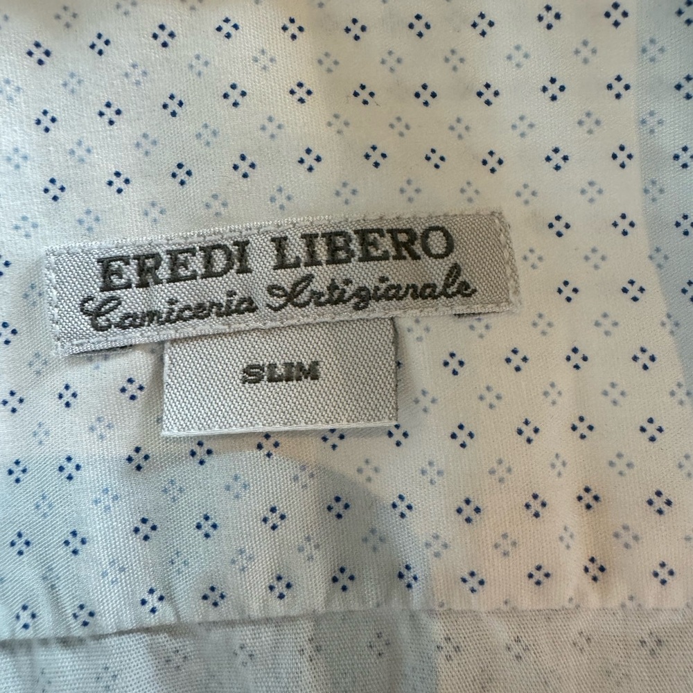 White Patterned Button Down - image 3